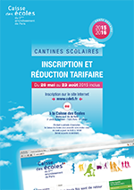 Inscriptions cantine scolaire 2015-2016